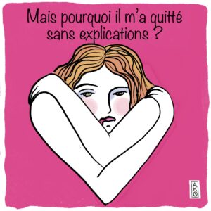 quitté sans explications