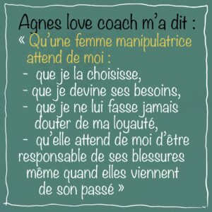 femme manipulatrice en amour